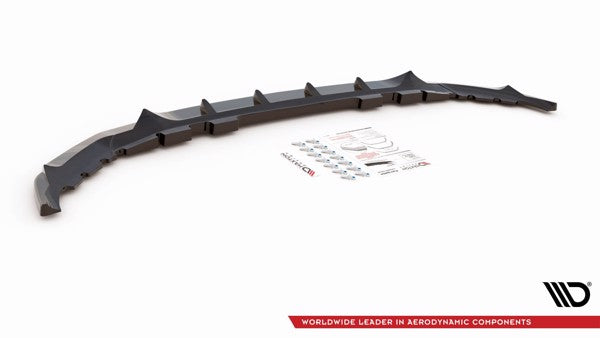 Maxton Front Splitter V.3 BMW X7 M G07 - Gloss Black