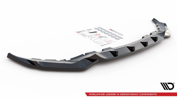 Maxton Front Splitter V.3 BMW X7 M G07 - Gloss Black