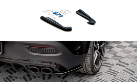 Maxton Rear Side Splitters Mercedes-Amg Gle Coupe C167 - Gloss Black