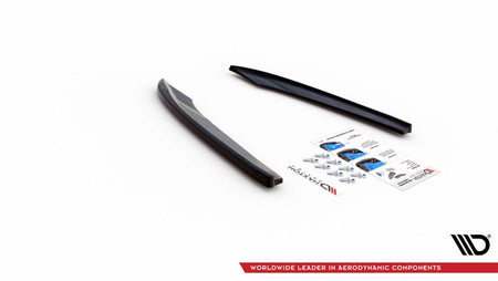 Maxton Rear Side Splitters Cupra Leon St - Gloss Black