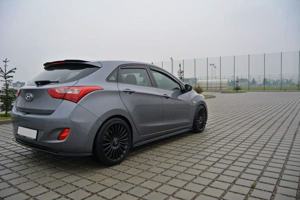 Maxton Central Rear Splitter Hyundai I30 Mk.2 - Gloss Black