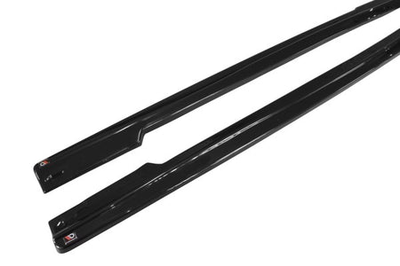 Maxton Side Skirts Diffusers Renault Clio Mk4 RS - Gloss Black