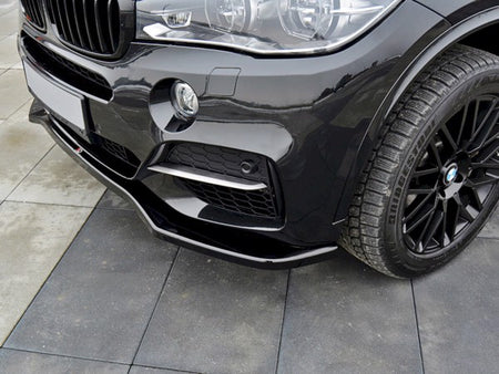 Maxton Front Splitter V.1 BMW X5 F15 M-Pack - Gloss Black
