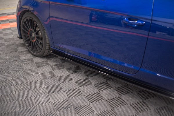 Maxton Side Skirts Diffusers Seat Leon Cupra / Fr Sc Mk3 / Mk3 Fl - Gloss Black