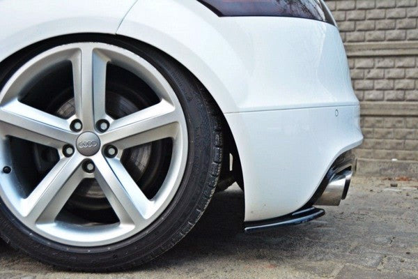 Maxton Rear Side Splitters Audi TT S 8J - Gloss Black