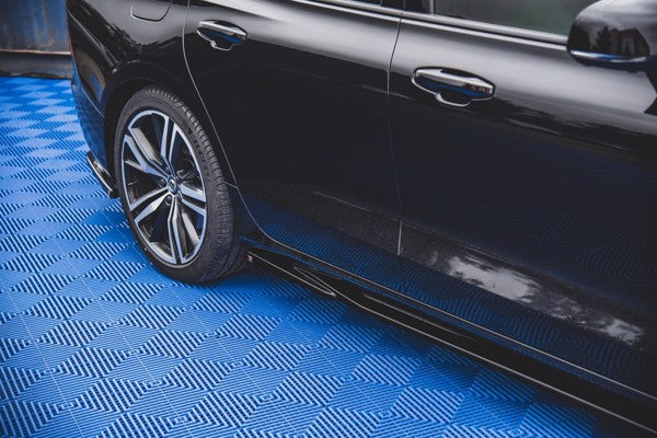 Maxton Side Skirts Diffusers V.1 Volvo S60/V60 R-Design Mk3 - Gloss Black