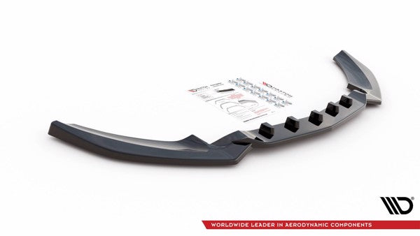 Maxton Front Splitter Mercedes-Benz C W205 - Gloss Black