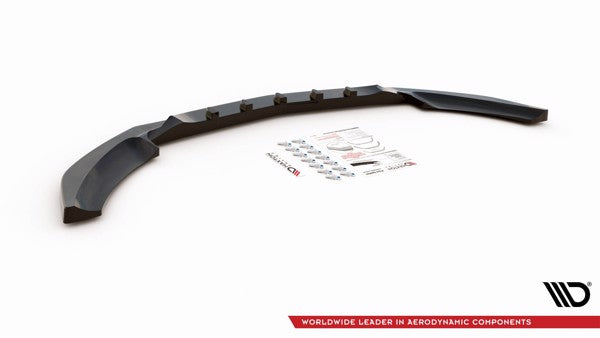 Maxton Front Splitter Mercedes-Benz C W205 - Gloss Black