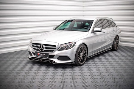 Maxton Front Splitter Mercedes-Benz C W205 - Gloss Black