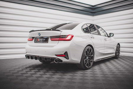 Maxton Rear Valance BMW 3 G20 / G21 - Gloss Black