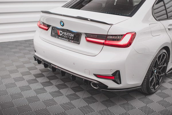 Maxton Rear Valance BMW 3 G20 / G21 - Gloss Black