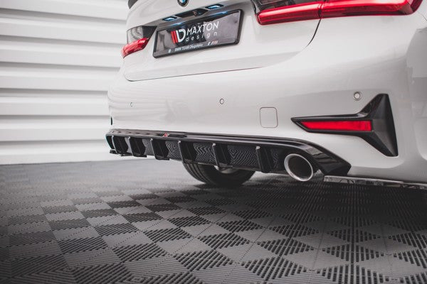 Maxton Rear Valance BMW 3 G20 / G21 - Gloss Black