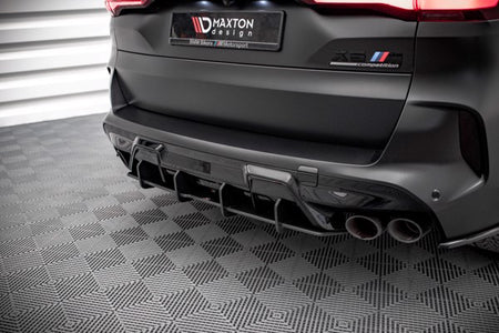 Maxton Street Pro Rear Diffuser BMW X5M F95 - Black