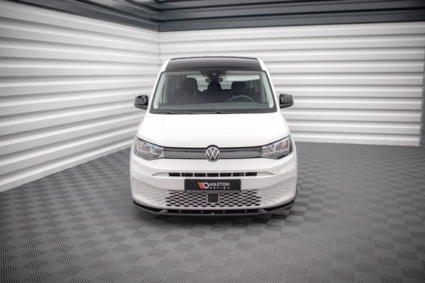 Maxton Front Splitter V.2 Volkswagen Caddy Mk5 - Gloss Black