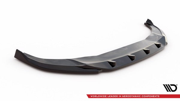 Maxton Front Splitter V.1 Audi Q3 S-Line F3 - Gloss Black