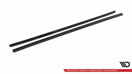 Maxton Side Skirts Diffusers Mazda 3 Bn (Mk3) Facelift - Gloss Black