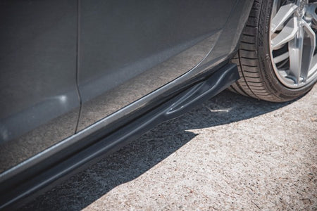 Maxton Side Skirts Diffusers V.4 Seat Leon Cupra / Fr Mk3 Fl - Gloss Black