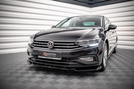 Maxton Front Splitter V.1 Volkswagen Passat B8 Facelift - Gloss Black