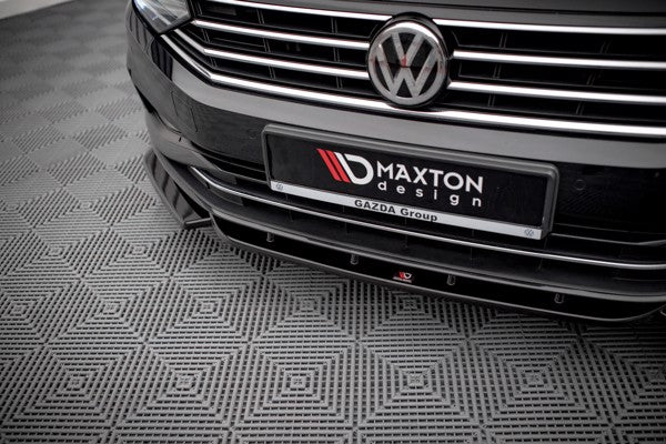 Maxton Front Splitter V.1 Volkswagen Passat B8 Facelift - Gloss Black