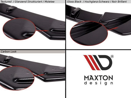 Maxton Side Skirts Diffusers V.2 Porsche 911 Carrera Aero 992 - Gloss Black