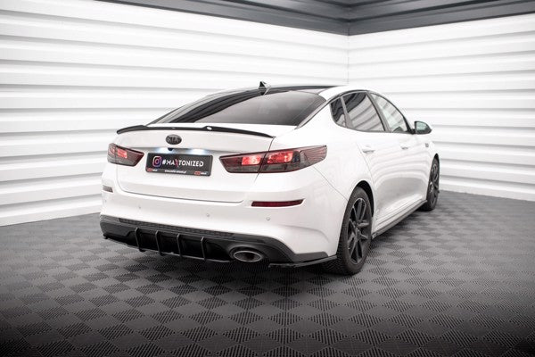 Maxton Street Pro Rear Diffuser Kia Optima Mk4 Facelift - Black