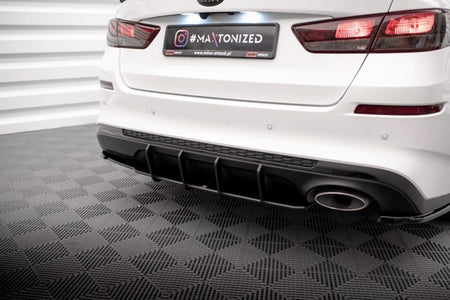 Maxton Street Pro Rear Diffuser Kia Optima Mk4 Facelift - Black