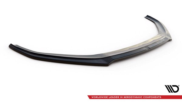 Maxton Front Splitter V.1 Audi A5 F5 S-Line - Gloss Black