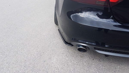 Maxton Rear Side Splitters Audi A7 Mk1 S-Line - Gloss Black