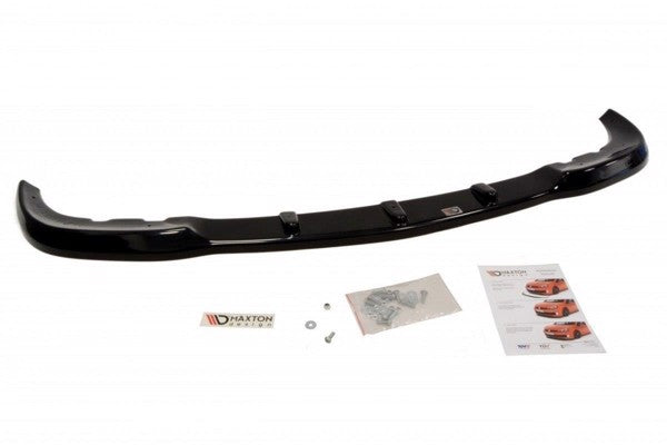 Maxton Front Splitter Mercedes Clk W209 For Amg - Gloss Black