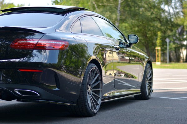 Maxton Side Skirts Diffusers Mercedes-Benz E-Class W213 Coupe (C238) Amg-Line - Gloss Black