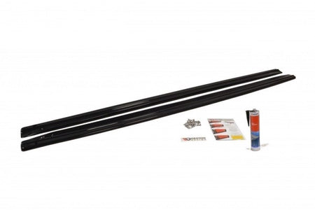 Maxton Side Skirts Diffusers Audi RS6 C6 - Gloss Black