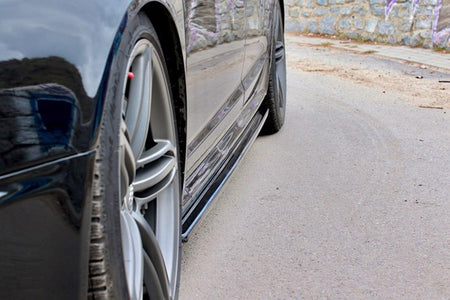 Maxton Side Skirts Diffusers Audi RS6 C6 - Gloss Black
