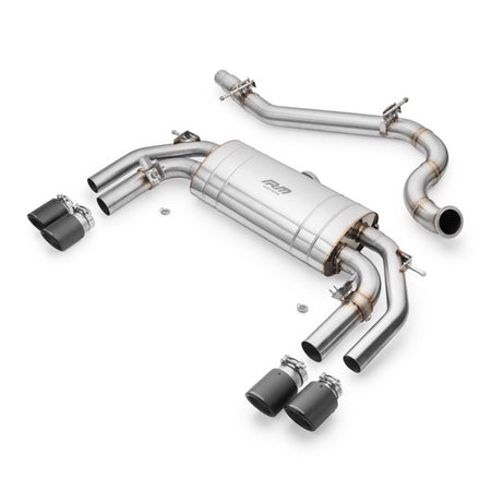 RM Motors Complete exhaust system AUDI S3 8Y 2.0 TFSI Sedan Beginning - Downpipe +straight pipe, AUDI tips - 4
