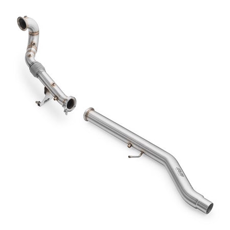 RM Motors Complete exhaust system AUDI S3 8Y 2.0 TFSI Sedan Beginning - Downpipe +straight pipe, AUDI tips - 3