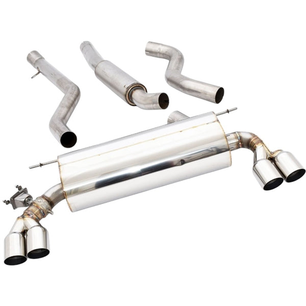 Friedrich Motorsport 76mm Duplex System Rustfrit Stål BMW 3 Serie F30 Sedan