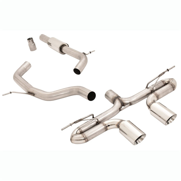 Friedrich Motorsport 76mm Duplex System i Rustfrit Stål VW Golf VII