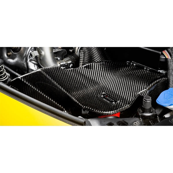 Eventuri Carbon Intake sæt med kulfiber luftfilter til Mercedes A35 AMG, GLA35, GLB35 og A250, inklusive rød luftfilterindsats o