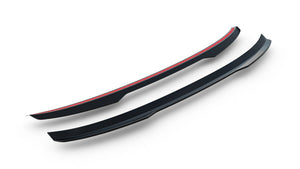 Maxton spoiler cap til Audi A6 Sedan C8 / C8 Facelift – blank sort – billede 6 af 6