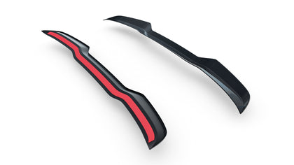 Maxton Spoiler Cap Audi S3 / A3 S-Line Sportback 8V Facelift - Gloss Black