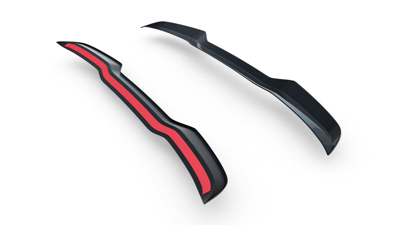 Maxton Spoiler Cap Audi S3 / A3 S-Line Sportback 8V Facelift - Gloss Black