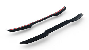 Maxton Spoiler Cap Audi S3 / A3 S-Line Sportback 8V Facelift - Gloss Black