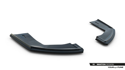Maxton rear side splitters til BMW X6 M-Pack F16 – blank sort – billede 4 af 6