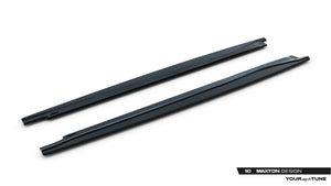 Maxton sideskørter til BMW X6 M-Pack F16 – blank sort – billede 6 af 7