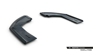 Maxton rear side splitters til BMW X6 M-Pack F16 – blank sort – billede 5 af 6