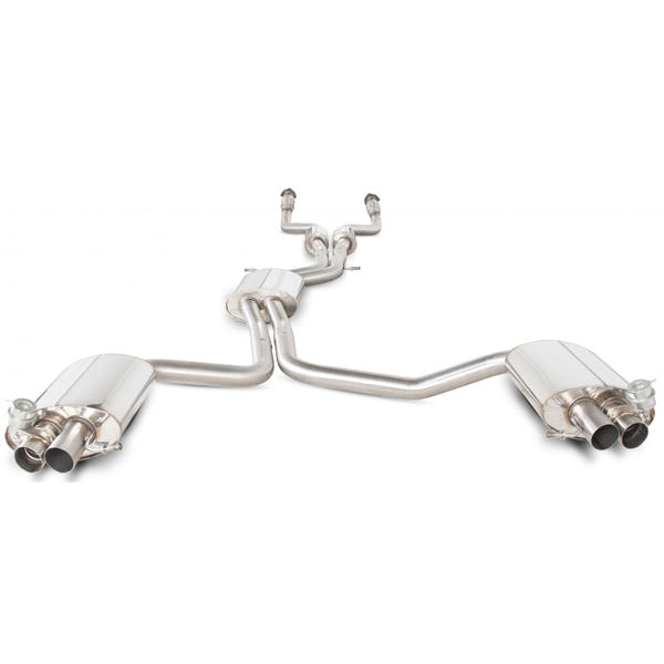 Scorpion Resonated CAT-Back System Inc Active Exhaust Valve - Audi RS4 - OE Fitment