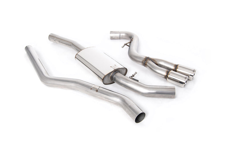 Milltek cat-back udstødning til BMW 1-serie 118d & 120d M Sport Coupé (E82), polerede tips