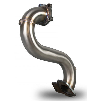 Scorpion de-cat downpipe til Opel Astra J VXR, set skråt bagfra
