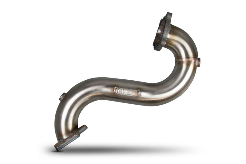 Scorpion de-cat downpipe til Opel Astra J VXR, set fra siden