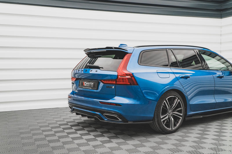 Maxton spoiler cap til Volvo V60 R-Design Mk3 – blank sort – billede 3 af 5