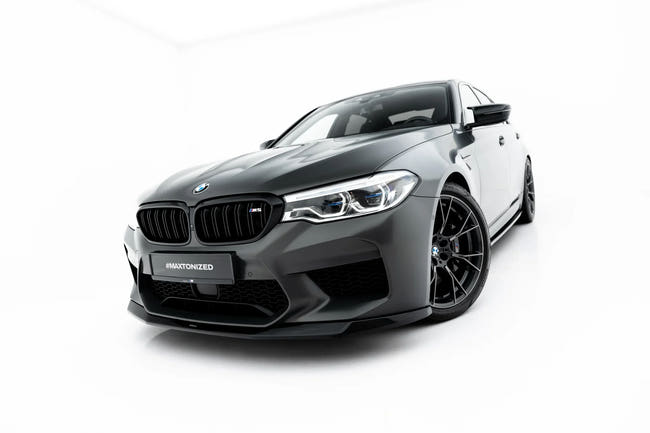 Maxton Front Splitter V.1 BMW M5 F90 - Gloss Black